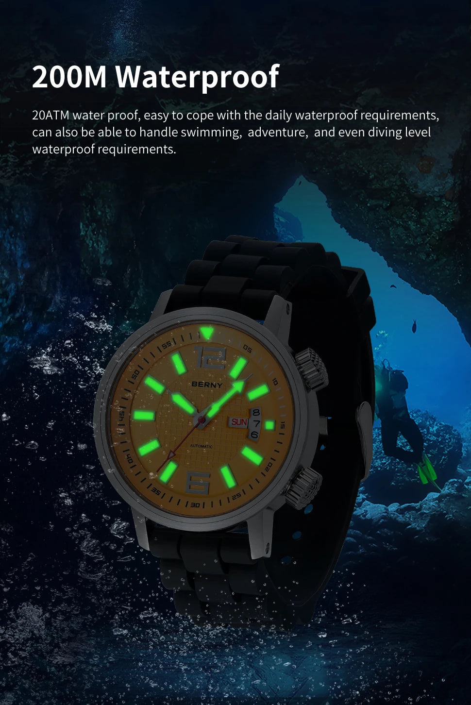 Super Luminous  Diving Watch for Men