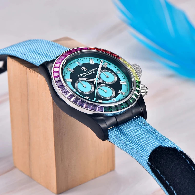 NEW V2 Rainbow Circle Luxury Men Watch