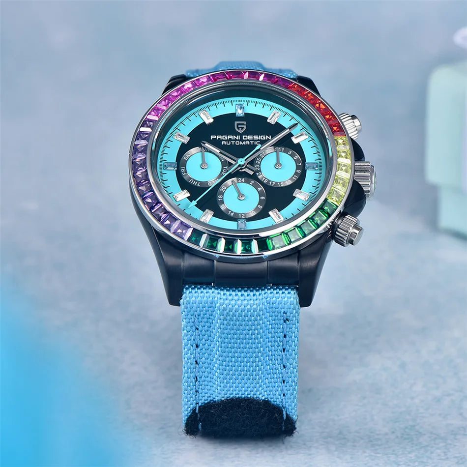 NEW V2 Rainbow Circle Luxury Men Watch