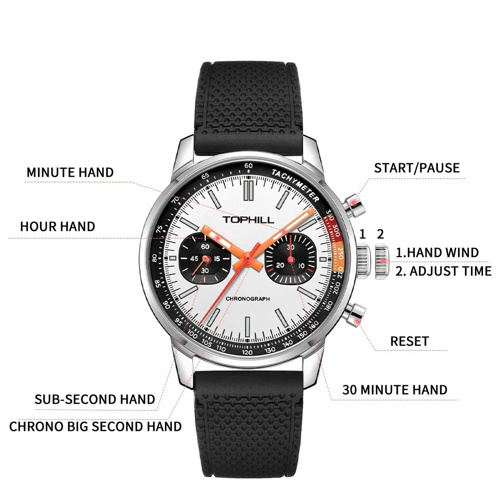 Men Sapphire Pilot Watch