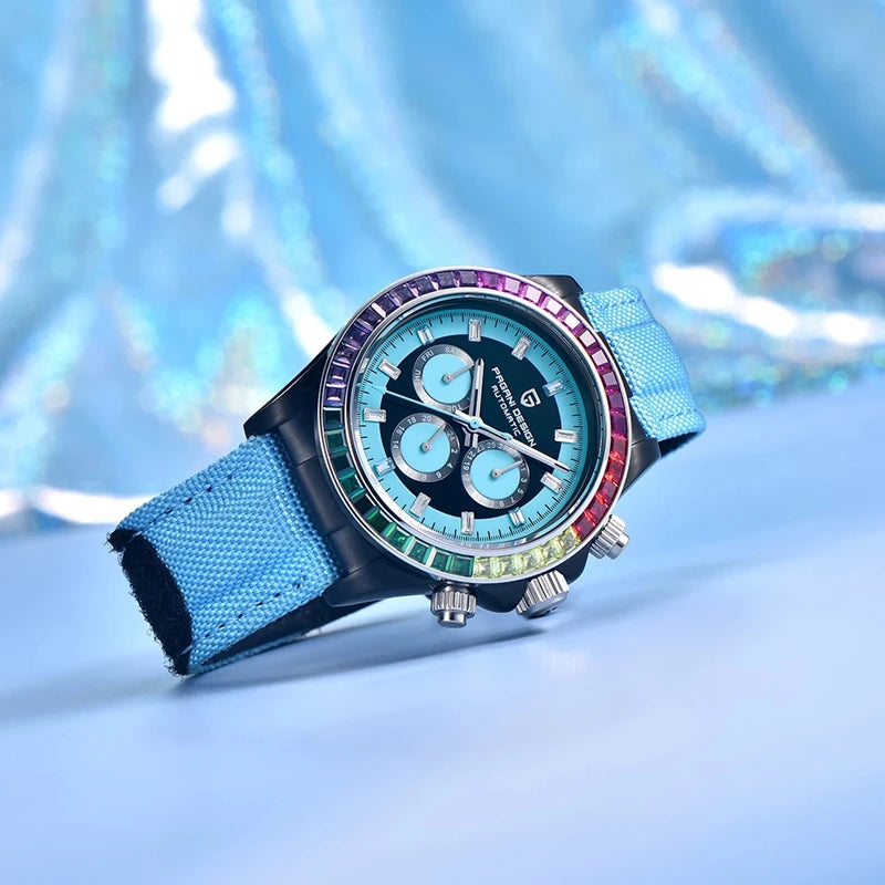 NEW V2 Rainbow Circle Luxury Men Watch