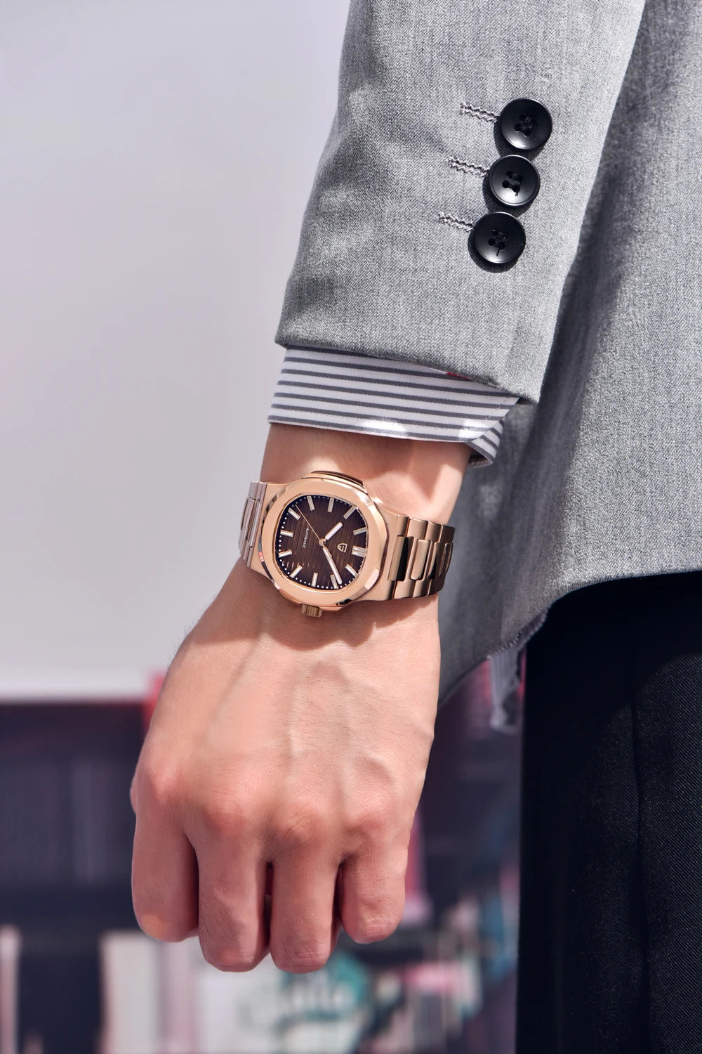 2025 New Luxury Rose/silver Gold Men Watch