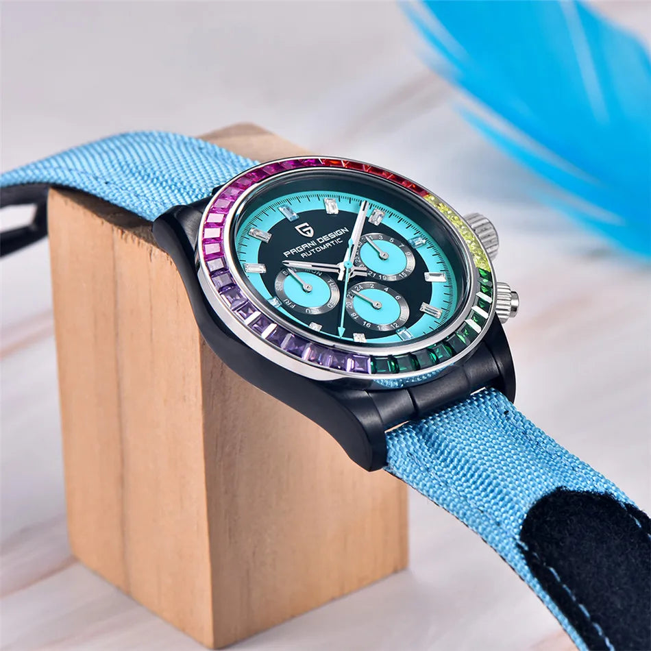 NEW V2 Rainbow Circle Luxury Men Watch