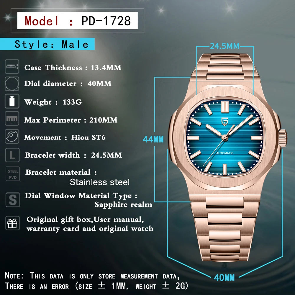 2025 New Luxury Rose/silver Gold Men Watch