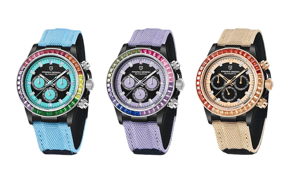 NEW V2 Rainbow Circle Luxury Men Watch