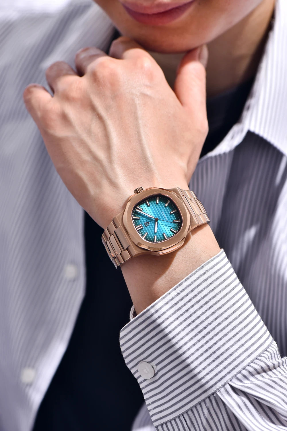 2025 New Luxury Rose/silver Gold Men Watch