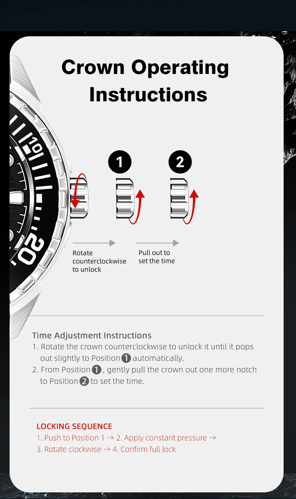 New 2025 Men Luxury Solar Dive Watch