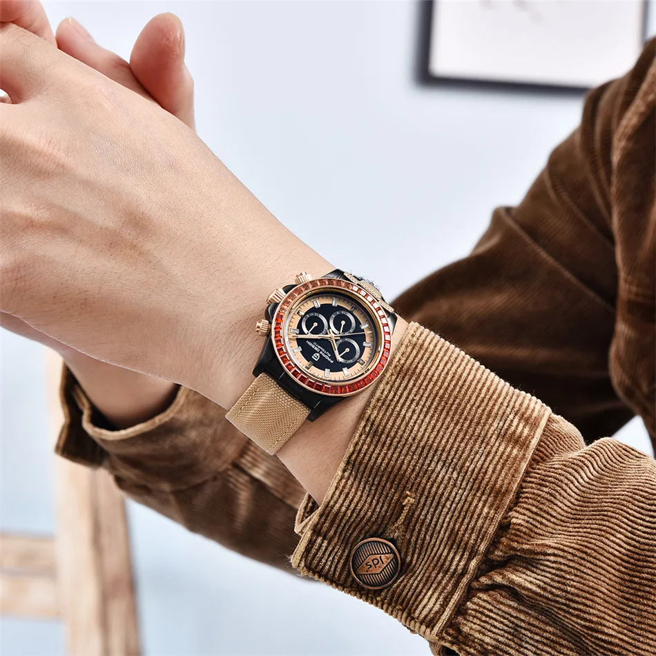 NEW V2 Rainbow Circle Luxury Men Watch