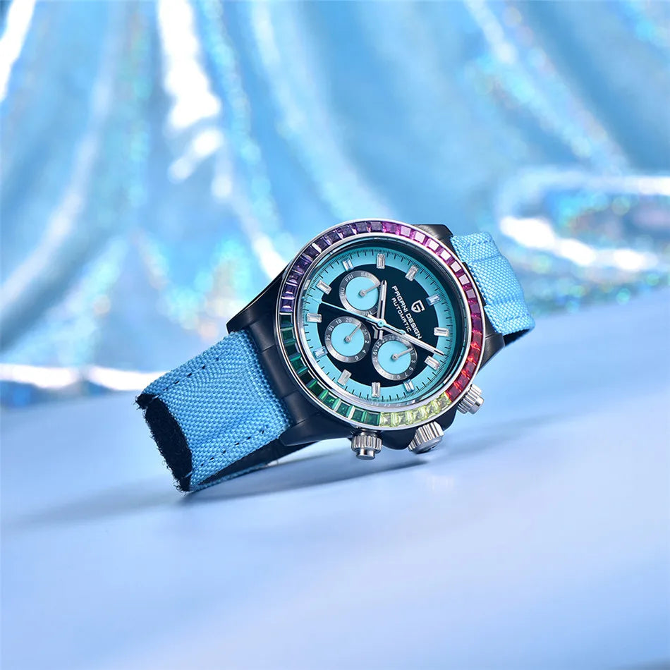 NEW V2 Rainbow Circle Luxury Men Watch