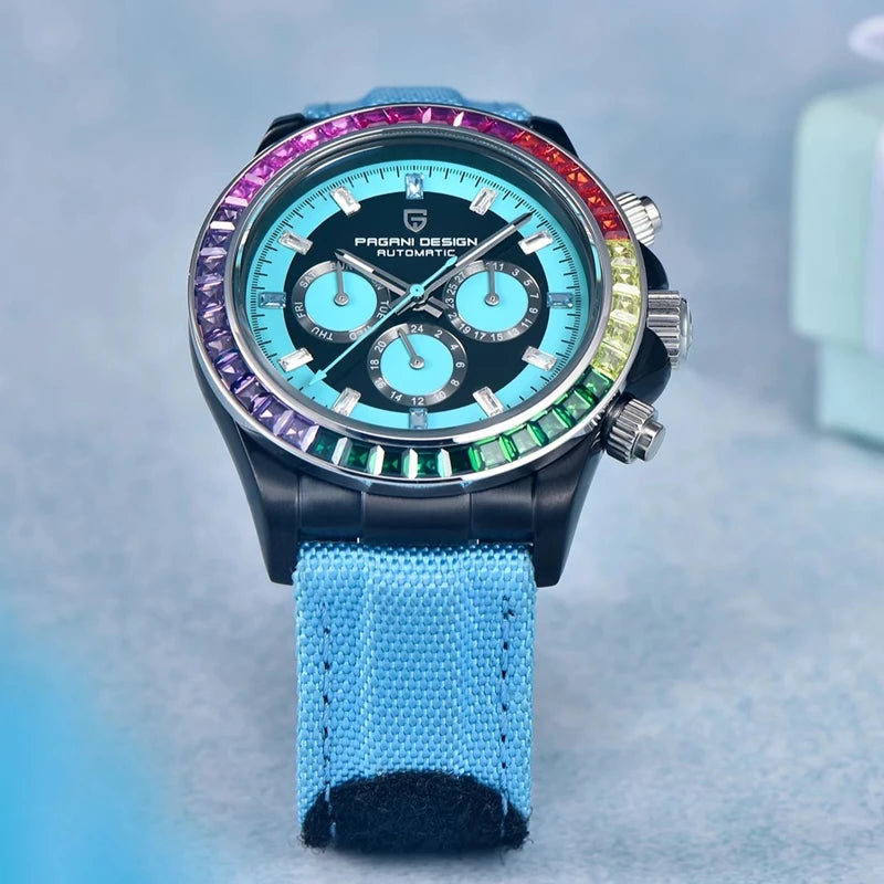 NEW V2 Rainbow Circle Luxury Men Watch